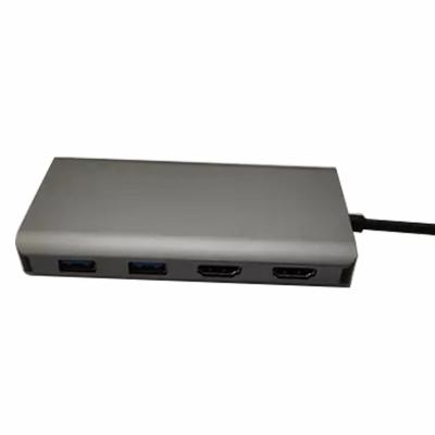 China Tragbar   11 in 1 Usb-Art c-Naben-Adapter-Laptop-Dockingstation zu verkaufen