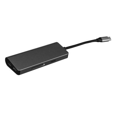 China 5-8 Häfen Usb-Art c-Naben-Adapter-Laptop Mac Book Docking Station zu verkaufen