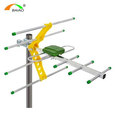 China 10 DBi-Yagi Satelliten-Hd-Antenne, 75 Ohm-analoge Fernsehantenne im Freien zu verkaufen