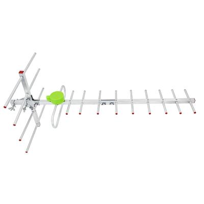 China Hohe Yagi-Fernsehantenne-Digital Fernsehantenne Gewinn-VHF-UHF 18dBi zu verkaufen