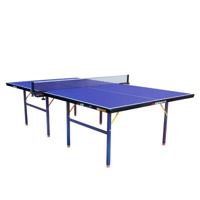 China Indoor Foldable MDF Ping Pong Table Tennis Table Foldable Doubles Table Fish 12mm, Outdoor Ping Pong Table With Net Post for sale