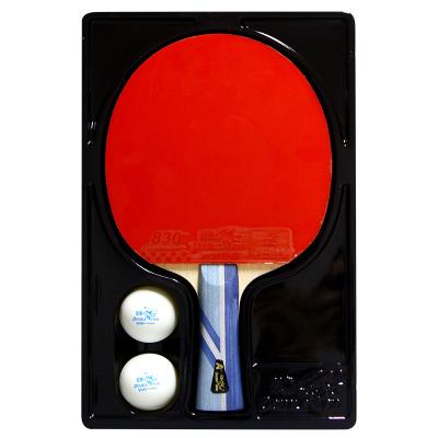 China OEM pure wood table tennis paddle, custom table tennis accessories pure wood table tennis rackets 150*157mm for sale