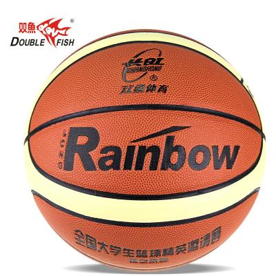 China High Quality Custom Superfine Fiber Leather PU Leather Professional Logo Basketball For Games And Training for sale