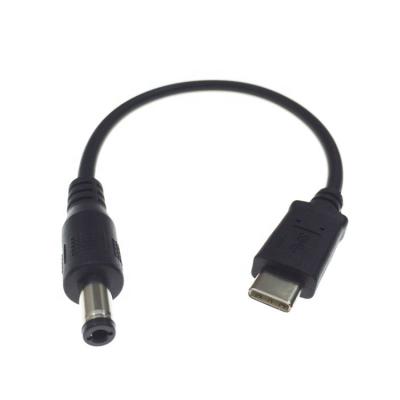 China Quick Charge 20v 3a 65w PD Fast Charging Usb Type C to 5.5mm x 2.1mm Power Supply Charging Cable for sale