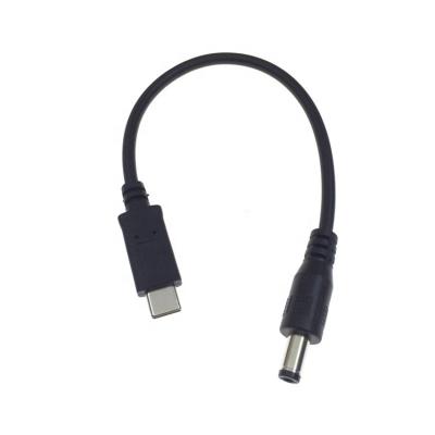 China 20V 3A 65W USB PD Fast Charging Type C to 5.5mm x 2.1mm DC Power Supply Charging Cable for Laptop for sale