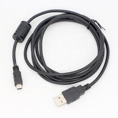 China Custom Magnetic Ring Data Charging Magnetic USB To Mini B USB Cable For Camera for sale