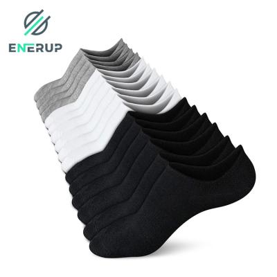 China Enerup Cotton NO--Show Antibacterial Custom Socks Copper Breathable Soft Quick Dry Socks for sale