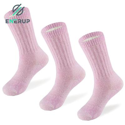 China Enerup Kids Wool Crew Socks Antibacterial Antistatic Breathable Comfy Soft Merino Socks QUICK DRY Custom Made Anti-Fouling Anti-UV Socks for sale