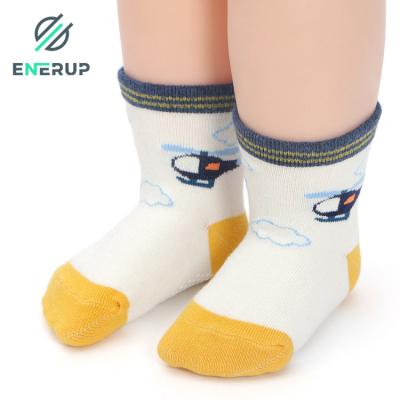 China Cozy Breathable Enerup Socks Boys Crew Sock Cotton Boby Socks Wholesale Soft Keep Breathable Cartoon Warm Cute Anti Slip for sale