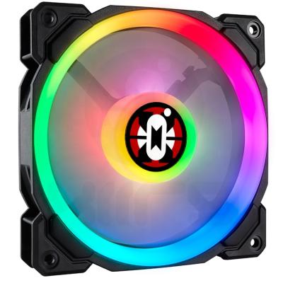 China With Quiet Cooling Ring PC Cooling Fan Multicolor Remote Control Fan XIIRD RGB LED Fans PC 6pin 6pin Cooler Fan Dual Modes for sale