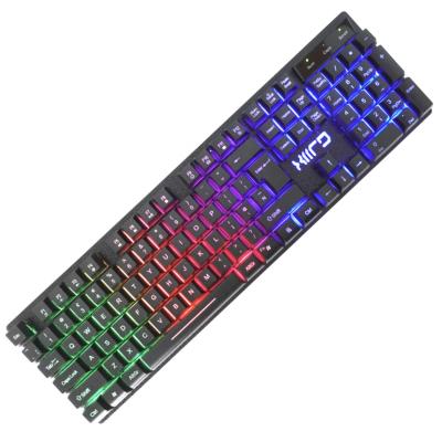 China Wholesale Portable 104 Buttons Numeric Keypad Multimedia LED Gaming Keyboard English Spanish USB Wired Gaming LED Keyboard For Computer Game for sale