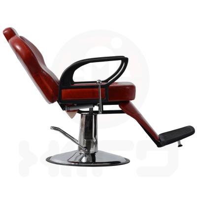 China XIIRD Comfy Red Hair Salon Styling Chairs Red Leather Saddle Stools Chair for sale