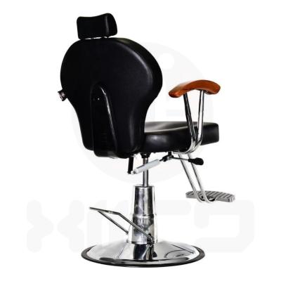 China Modern Black Used Salon Furniture Set High Quality Antique Men Barber Chair for sale