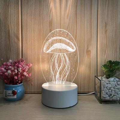 China Modern Warm Sales Promotion 3D Lamp Baby Bear Illusion 3d Optical Led Night Light for sale