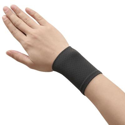 China Summer Comfortable Unisex Elastic Wrist Guard For Cover Scar Tattoo Fitness Sports Basketball Silk Sweat Absorb Wristband Sweatband for sale