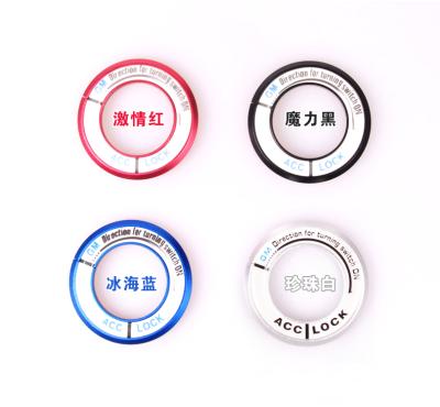 China Car one-key start button button sticker fashion car ignition decoration ring 50 creative BOX for sale