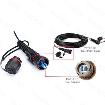 China Mini IP SC APC OptiTap LC UPC FTTH Drop Cable Assembly Waterproof Connector for sale