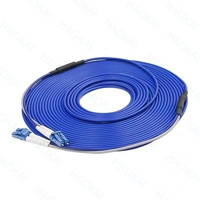 China Cable de revestimento de fibra óptica duplex blindado Lc Patch Cord Flame Retardant à venda