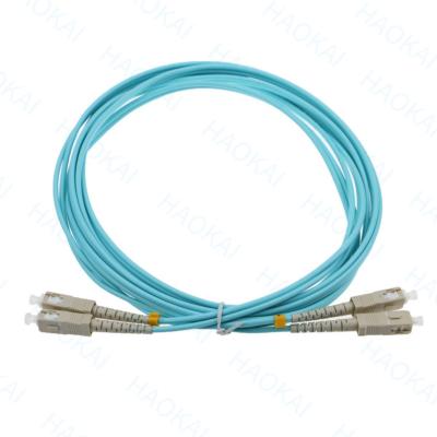 China Sc Sc Om2 Optical Fiber Patch Cord Data Communication Network Duplex Multimode Cable for sale