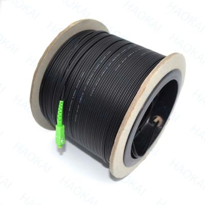 China SC APC Patch Cord With Roll Indoor Outdoor Drop Fiber Cable Self Support for sale