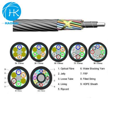 Chine Cable soufflé à l'air de 24 cœurs, 48 cœurs, 96 cœurs ou mini câble à fibre optique à vendre