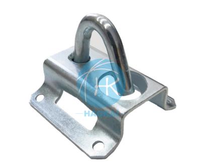 China Clampada de soporte de pared de tensión FTTH de fibra óptica de metal de acero inoxidable J Hook Anchor Bracket en venta