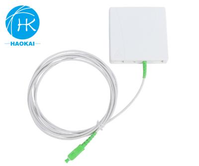 China Wandmontage Mini FTTH Terminatie Box Glasvezel SM PTO ATB Box Met Pigtail Te koop