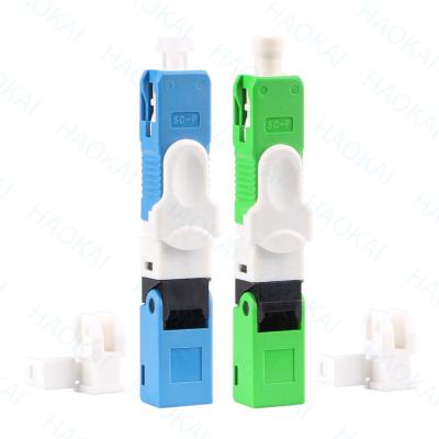 China Eenvoudige of meervoudige glasvezel snelle connector SC UPC APC glasvezel snelle connector Te koop