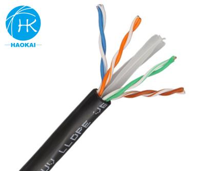 China UTP CAT6 UV Resistance Outdoor LAN Cable Cat6 Ethernet Network Cable 300m for sale