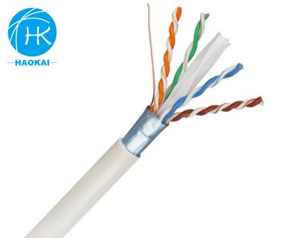 中国 遮蔽された室内FTP CAT6LANケーブル 23awg銅ネットワークケーブル 販売のため