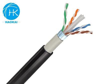 中国 FTP CAT6 ダブルジャケット LANケーブル 305m アウトドアイーサネットケーブル 販売のため