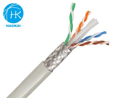 中国 SFTP CAT6 室内LANケーブル 4ペア Cat 6 イーサネットケーブルロール 販売のため