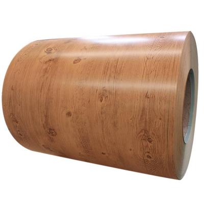 China Making Pipes Galvanized Color Steel Coil Wood Grain Color Steel Coil Color Coated Steel Plate / Coil for sale