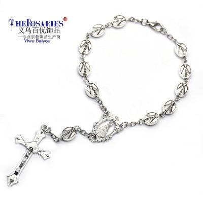 China High Quality Wholesale Religious Fatima Rosary Couple Women Charm Bracelets for sale