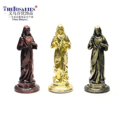 China - Saint Jesus Metal Statues Antique Catholic Father Church Religious Gift Decorative for sale