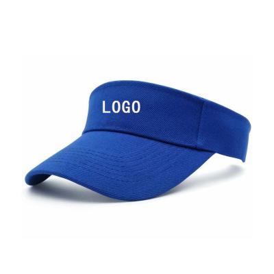 China Tuorist Team Cap Advertising Promotion Sun Visor Beach Hat Sun Visor PVC Plastic Single Age Custom Logo Air Comfortable UV Top Protection for sale