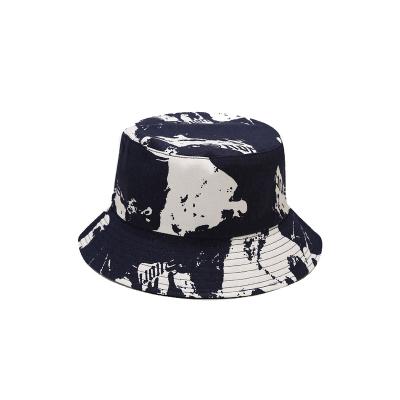 China breathable & Custom Embroidered Rainbow Logo Maker Tie Dye Waterproof Cotton Bucket Hats High Quality Cotton Colorful Embroidered Hats for sale