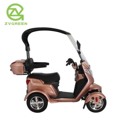 China Four Wheels New Product 2021 Certificated 4 Wheel Electric Mobility Scooters For Handicapped for sale