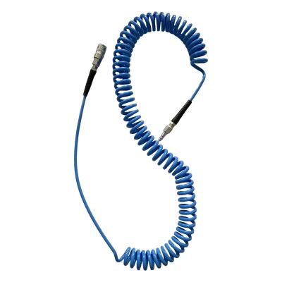 China Wholesale High Quality Blue Air Chendl Polyurethane Tubing Spring Hose 5x8mm Coil Hose for sale