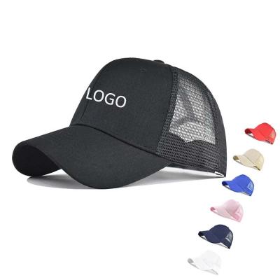 China Wholesale JOINT Unisex Trucker Adjustable Baseball Cap With Logo 6 Panel Manufacturers Blank Baseball Cap for sale