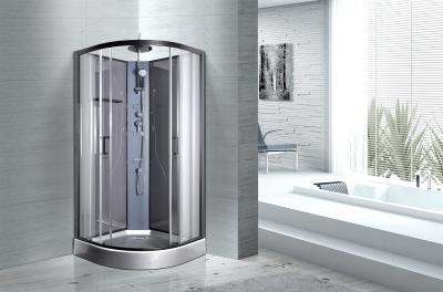 China Convenient Comfort Bathroom Shower Cabins With 4MM Light Grey 663C Back Panel for sale