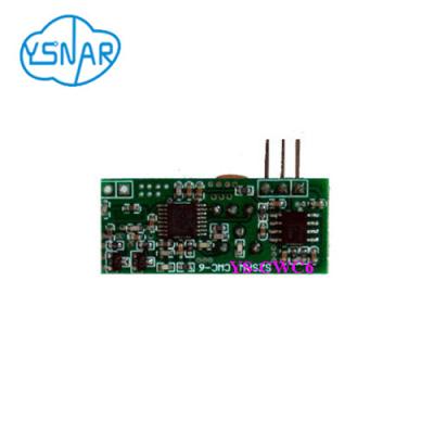 China CWC6 Auto ASK On Off Main Receiver Wireless Switch Module , -110dbm 315Mhz 433.92MHz RX Remote Control Switch Module for sale