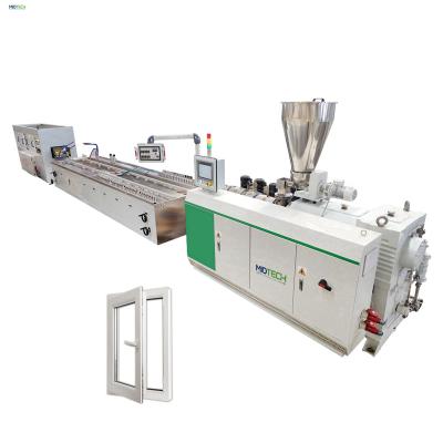 China Hot Selling Sheet MIDTECH PVC Window And Door Profile Extrusion Line For Construction for sale