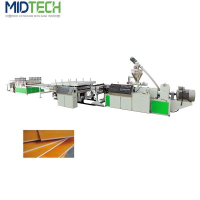 China Plastic Profile WPC PVC Crust Lining Extrusion / Foam Board Extruder Making Machinery for sale