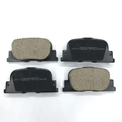 China Front Wheel Brake Pad D835 For Corolla Geely Rear BYD F-3 OEM 04466-47010 for sale