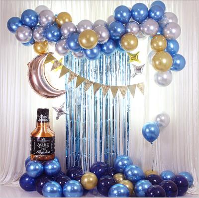 China Hot Sale Latex Balloons Chrome Design Party Decor Metallic Balloon for Wedding Party Happy Birthday Decoration for sale