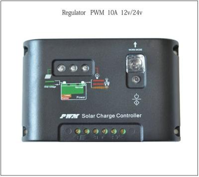 China Solar Charger Controller 10A Charger Regulator 12V 24V Solar Panel Battery Charging Controller Light for sale