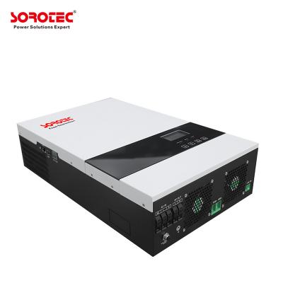 China Batteryless Energy Storage Hybrid Inverter Work REVO E PLUS Series 3500W 5500W SOROTEC 550*420*225 for sale