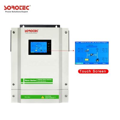 China Solar Power Inverters 50/60Hz Hybrid Touch Display Screen Built-in BMS 3000w 3200w 5500W 54*40*21cm zu verkaufen