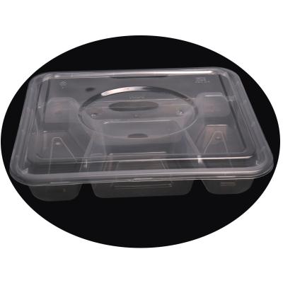 China Custom Disposable Fast Delivery Environmental Protection Material Disposable Plastic Food Packing Box for sale